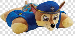 Nickelodeon Paw Patrol Chase Sleeptime Lite Unfolded   Pillow Pets  HD Png Download