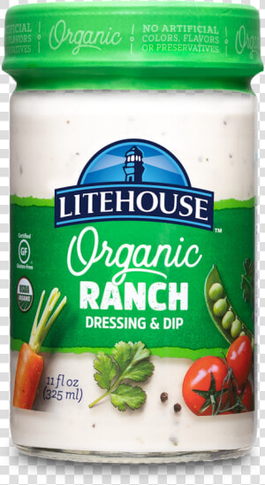 Litehouse Organic Ranch Dressing  HD Png Download