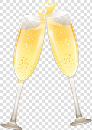 Deux Verres De Champagne  HD Png Download