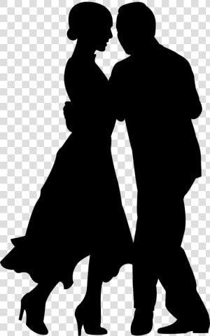 Dancers Silhouette  HD Png Download