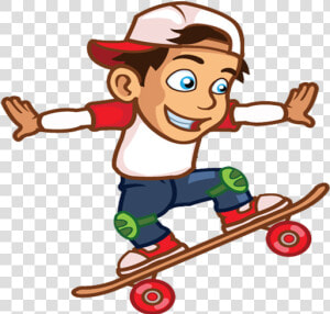 Clip Art Skater Game Skating D   Skater Boy Game Sprite  HD Png Download