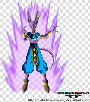 Aura Drawing Beerus   God Of Destruction Evil  HD Png Download