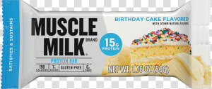 Cytosport Protein Bar Birthday Cake   Muscle Milk Lemon Bliss  HD Png Download