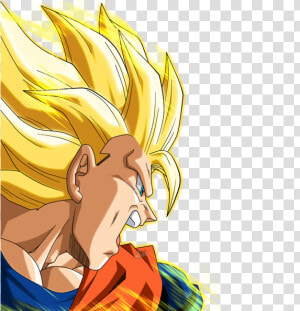 Goku Ssj3 By Saodvd db16rs7   Ssj Goku With Background  HD Png Download