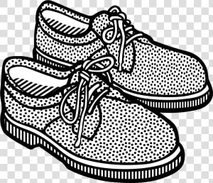 Shoe Sneakers Adidas Clip Art   Shoes Clipart Black And White Png  Transparent Png