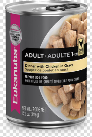 Eukanuba Dinner Chicken In Gravy Canned Dog Food   Eukanuba Wet Dog Food  HD Png Download