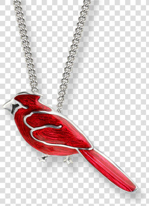 Nicole Barr Designs Sterling Silver Cardinal Necklace   Cardinal Necklace  HD Png Download