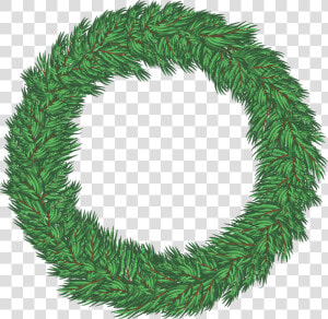 Shortleaf Black Spruce oregon Pine colorado Spruce white   Christmas Wreath Vector Transparent  HD Png Download