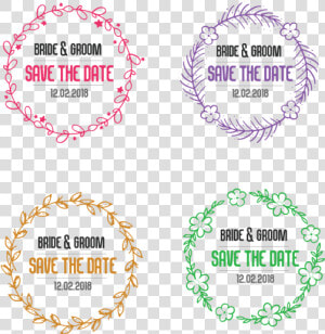 Typography Vector Wedding   Bride To Be Floral Wreath Png  Transparent Png