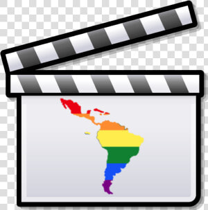 Lgbt Latin America Film Clapperboard   Cinema In South Africa  HD Png Download