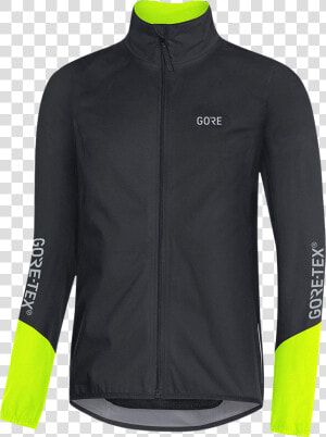 Gore Wear C5 Gt Active Jacket   C5 Gore Tex Active Jacket Dam Black Neon Yellow  HD Png Download