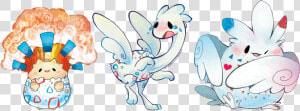 Pokemon Togepi Togekiss Togetic Hydreigon Deino Applewaffles  HD Png Download