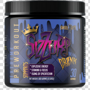 Swoll Mf S Sizzurp Pre workout Formula   Ocd Nutrition Blaze X  HD Png Download