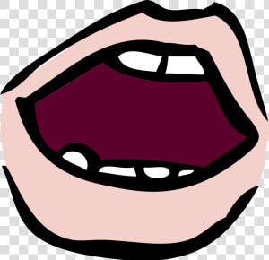 Mouth Clipart Open Transparent Png   Talking Mouth Clipart Png  Png Download