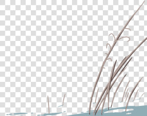 Illustration Of Tall Dead Grass In The Foreground   Narrow body Aircraft  HD Png Download