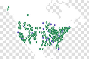 Nuclear Power Plants In Us And Canada  HD Png Download