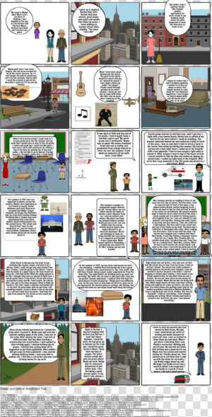 Comic Strips Of Walter Dean Myers Bad Boy  HD Png Download