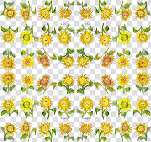 Cartoon Wallpaper Lillyarts Spoonflower Drawing Sunflowers   Cartoon  HD Png Download