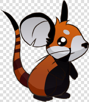 Drawn Red Panda   Transformice Skin  HD Png Download