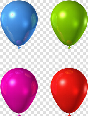 4 Globos En Caricatura  HD Png Download