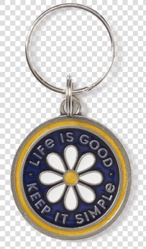 Daisy Keep It Simple Keeper Keyring   Life Is Good Keychain  HD Png Download