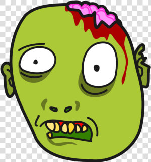 Zombie  Undead  Monster  Horror  Face  Head  Demon   Cartoon Zombie Face Png  Transparent Png