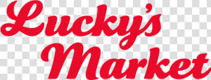 Lucky S Market Logo   Luckys Market Logo Transparent  HD Png Download