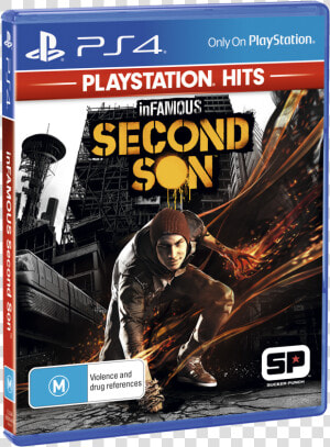 Playstation4 Infamous Second Son     Product Image   Infamous Second Son Cover Australia  HD Png Download