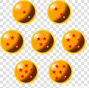 Transparent Dragon Balls Png   Dragon Ball Z Balls Png  Png Download