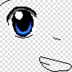 Anime Face   Anime Face Pixel Art  HD Png Download