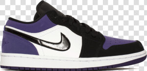 Air Jordan 1 Sanded Purple Low  HD Png Download