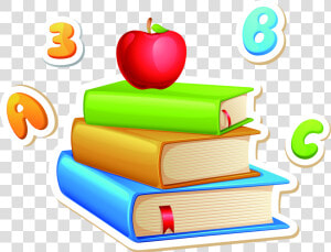 Animation Clip Art Color Cartoon Books Transprent   School Book Cartoon Png  Transparent Png