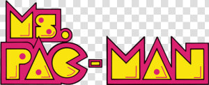 Ms Pac Man Logo   Ms Pacman Logo Png  Transparent Png