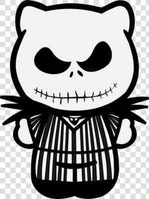  cybergoth  cyber  goth  grunge  egirl  aesthetic  edgy   Hello Kitty Nightmare Before Christmas  HD Png Download