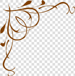 Decor Vector Brown   Brown Vine Clipart  HD Png Download