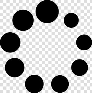 Pattern polka Dot circle design clip Art   Loading Dots Transparent Background  HD Png Download