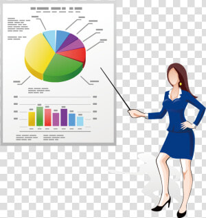 Woman Business Euclidean Vector   Business Woman Vector  HD Png Download