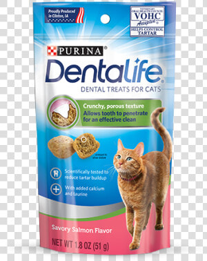 Salmon Cat Dental Treats   Dentalife Cat  HD Png Download