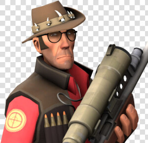 Sniper Portrait Team Fortress   Team Fortress Two Sniper  HD Png Download