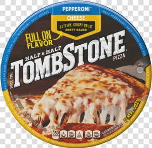 Tombstone Half  amp  Half Pepperoni  amp  Cheese Frozen Pizza   Tombstone Pepperoni And Sausage Pizza  HD Png Download