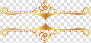 Gold Lines Cliparts   Gold Vector Border Png  Transparent Png