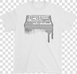 Image Of Rzrshrp Scanline Synth Logo T shirt   Musical Keyboard  HD Png Download