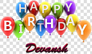 Devansh Happy Birthday Balloons Name Png   Happy Birthday Salman Name  Transparent Png