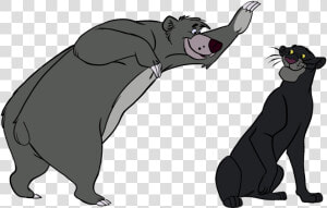 Download Baloo Png Background Image   Libro De La Selva Bagheera  Transparent Png