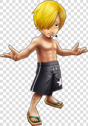 Sanji Swimwear Thousand Storm   One Piece Thousand Storm Sanji  HD Png Download