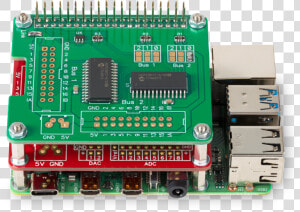 Raspberry Pi Expansion   Electronic Component  HD Png Download