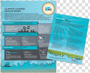 Climat Health Handout   Flyer  HD Png Download