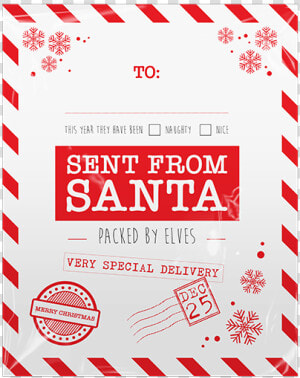 Christmas Printed Santa Sacks   Parallel  HD Png Download