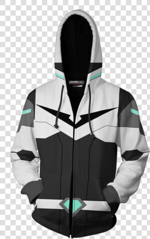 Shiro Voltron Legendary Defender Cosplay Zip Up Hoodie   Jacket  HD Png Download