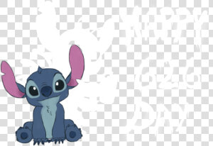 Stitch And Happy Stitch Day Image   Stitch With White Background  HD Png Download